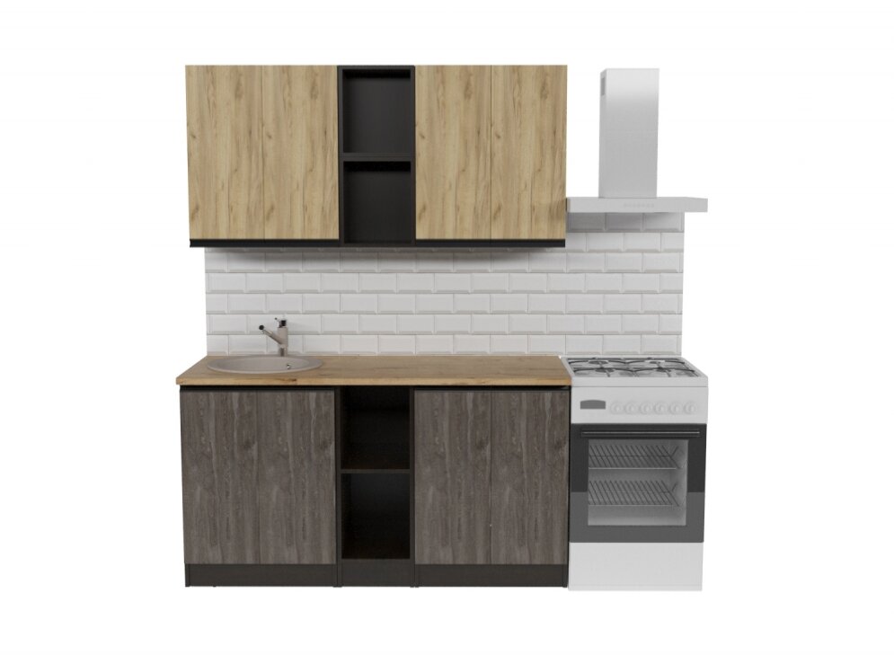 Кухонный гарнитур Адажио нормал 150 см 