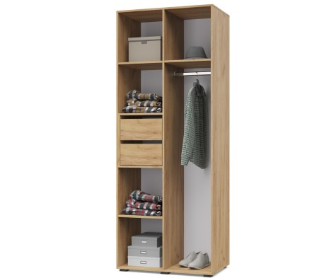 Ящики в шкаф Челси, Дуб золотистый / Графит​ 