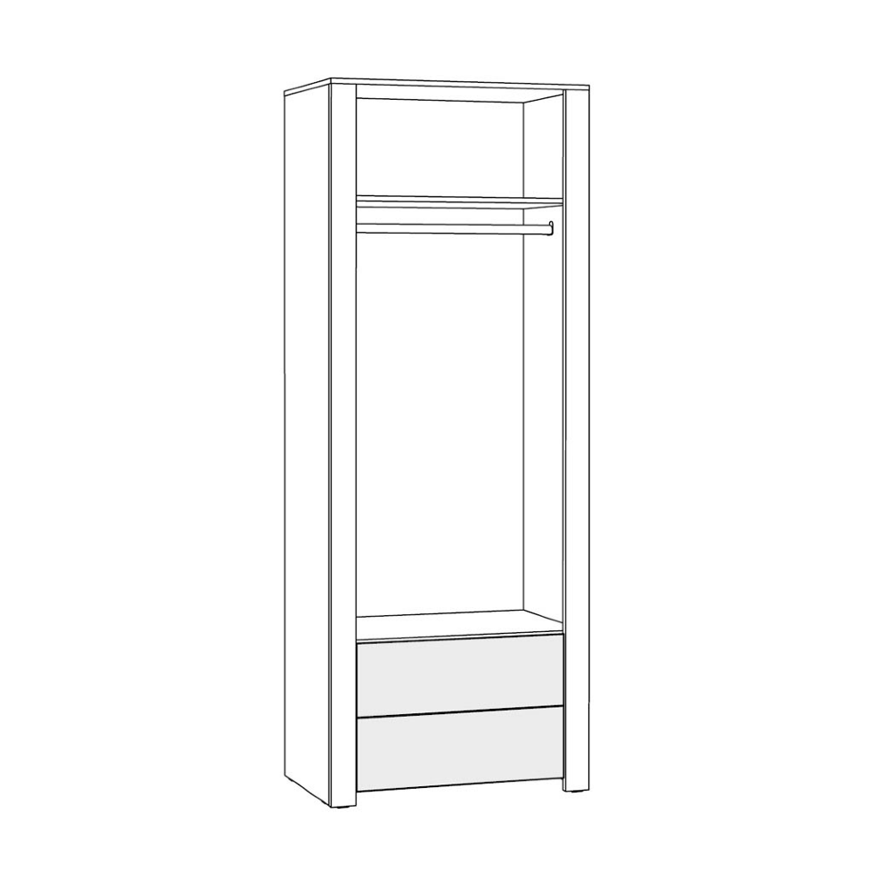 Шкаф для одежды Джастин 13.339 