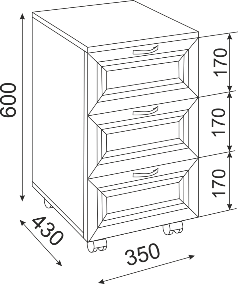 Тумба универсальная Остин М19 