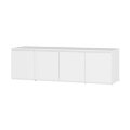  Тумба (4 двери) Симпл, Белый 