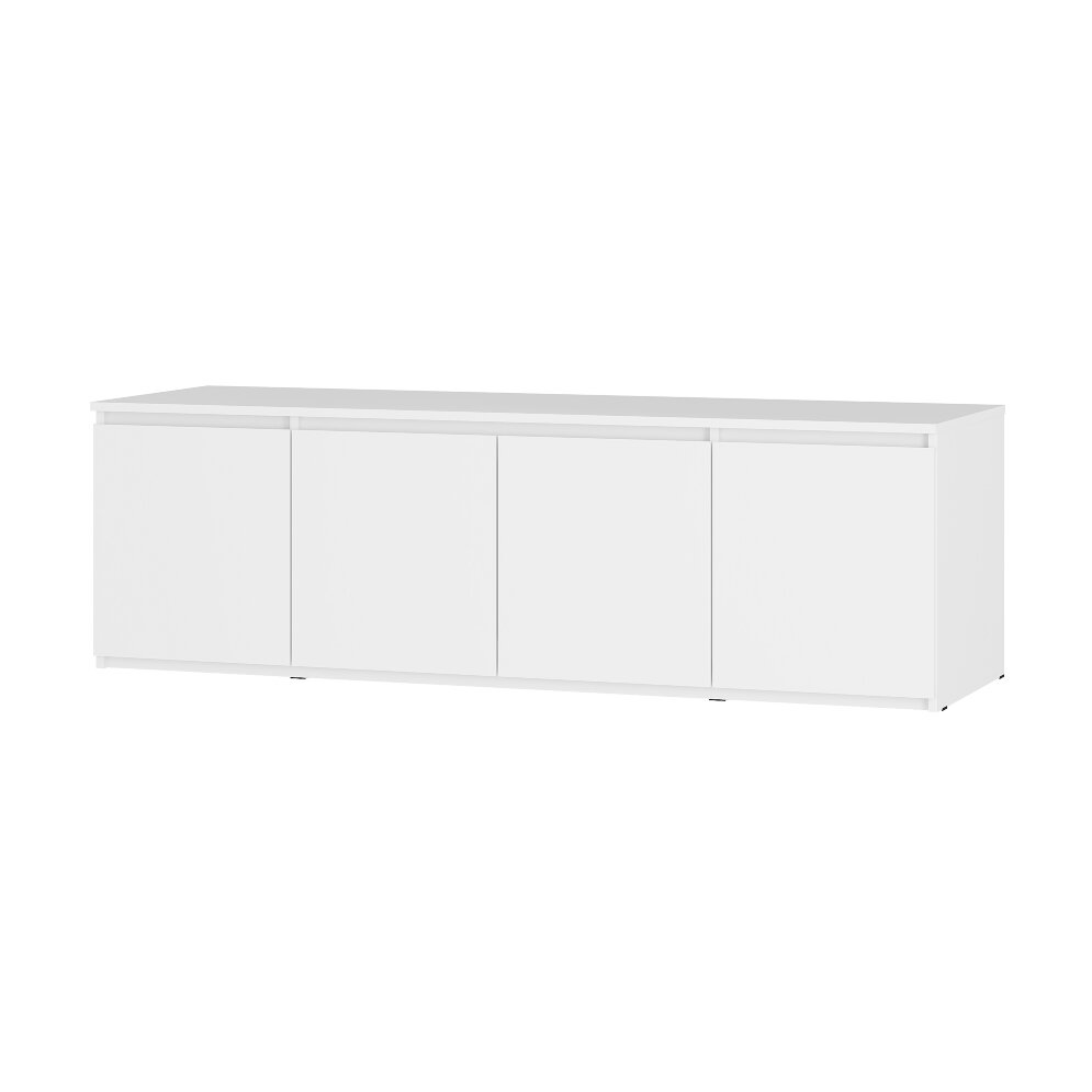  Тумба (4 двери) Симпл, Белый 
