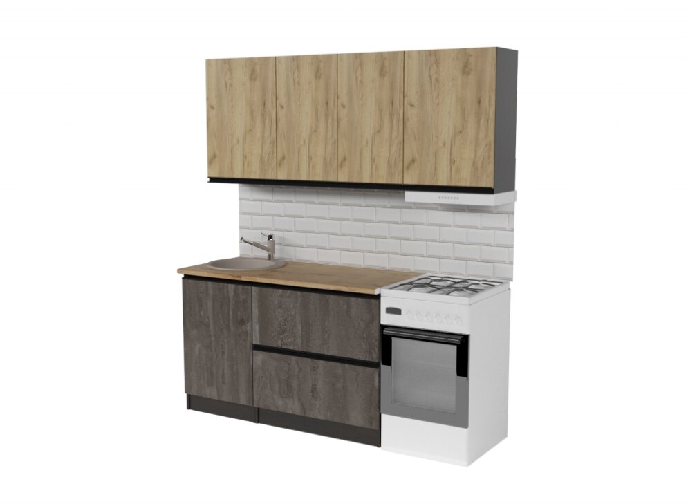 Кухонный гарнитур Адажио макси 180 см 
