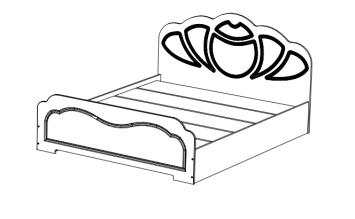 Кровать Гармония