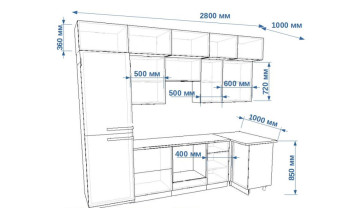 Тальк Дуб сонома арт. 5 - 2800х1000