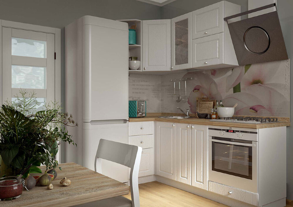 Кухня Прованс (дуб белый фактурный) 