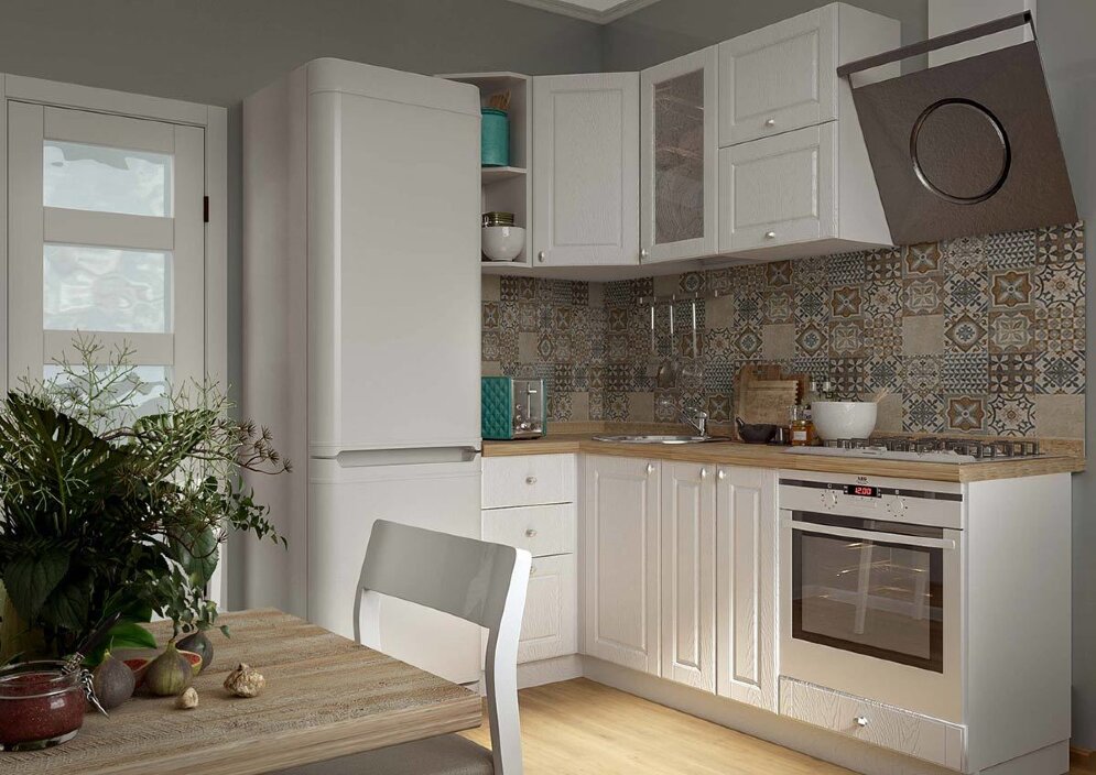 Кухня Прованс (дуб белый фактурный) 