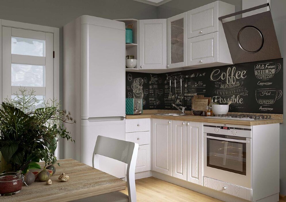 Кухня Прованс (дуб белый фактурный) 
