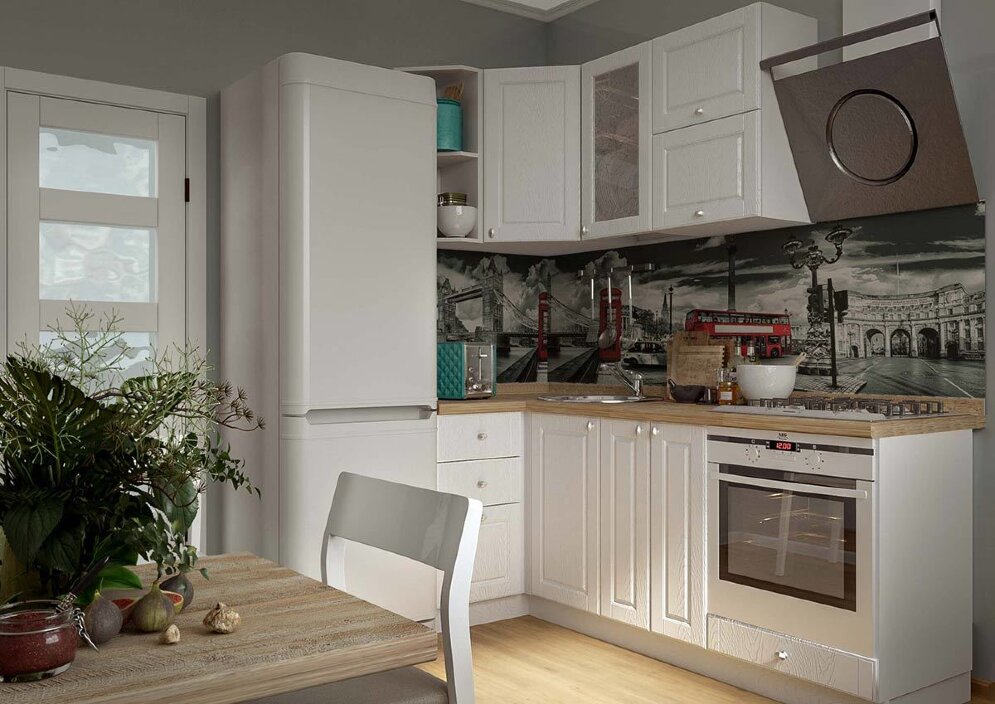 Кухня Прованс (дуб белый фактурный) 