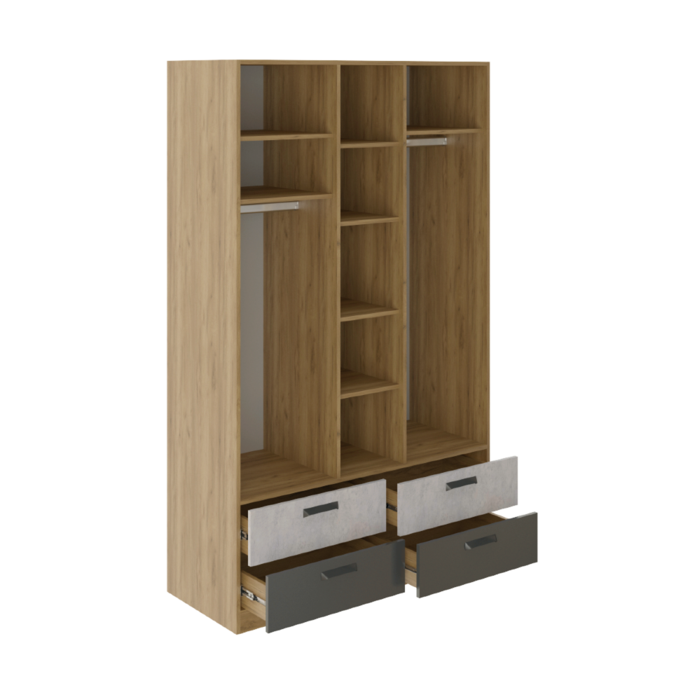 Шкаф 3-х секционный Дуглас 