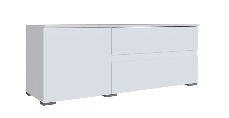 Тумба ТВ малая Плейона, белый 