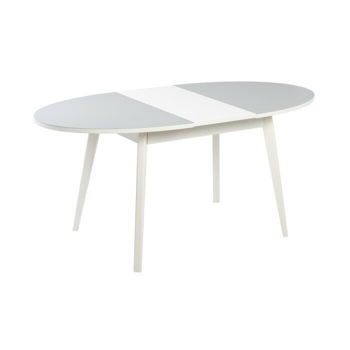 Стол ТАГГАРТ-01 СТ ЛДСП Белое, Стекло Экстра 
