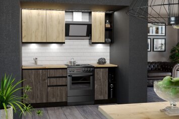 Кухонный гарнитур Адажио медиум 140 см