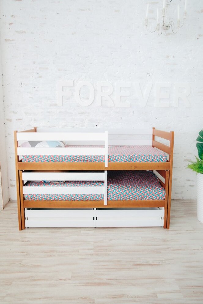 Кровать двухъярусная выкатная Матрешка Эко 