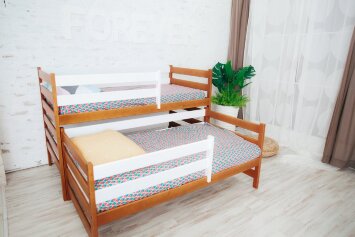 Кровать двухъярусная выкатная Матрешка Эко