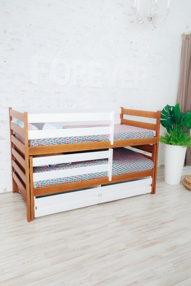 Кровать двухъярусная выкатная Матрешка Эко 