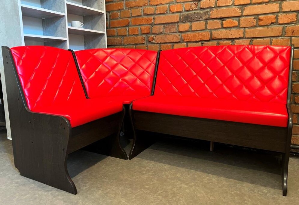 Кухонный уголок Барон, Дуб Вотан / Замша Черная 