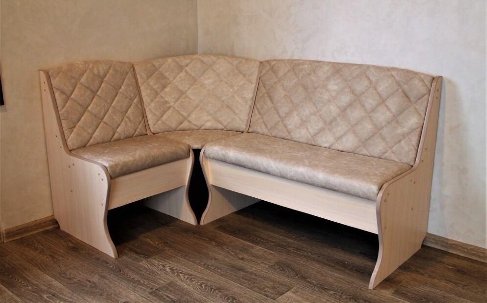 Кухонный уголок Барон, Дуб Вотан / Замша Черная 