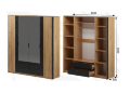 Шкаф 4-х створчатый Ольга-4 