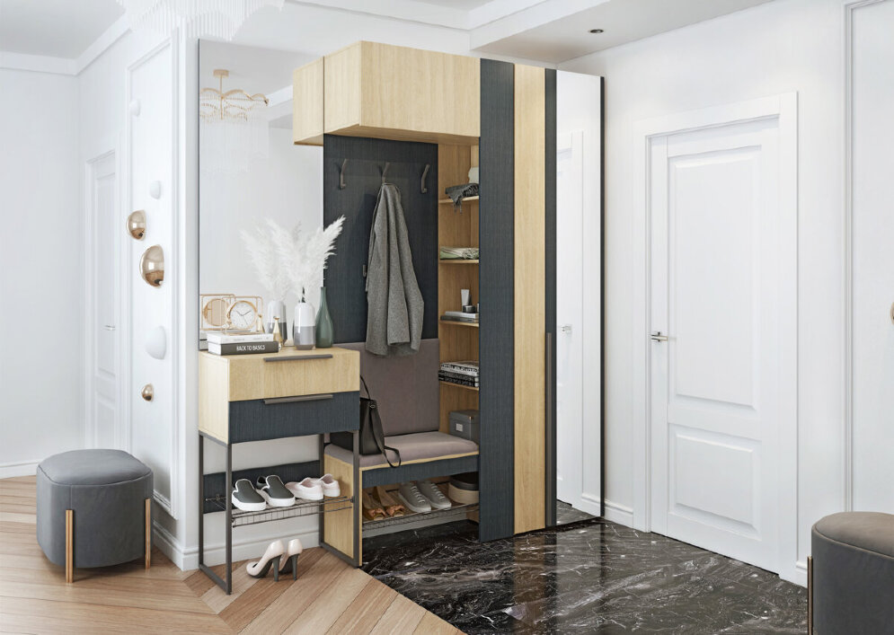 Шкаф двухдверный Палермо (мод.4) 