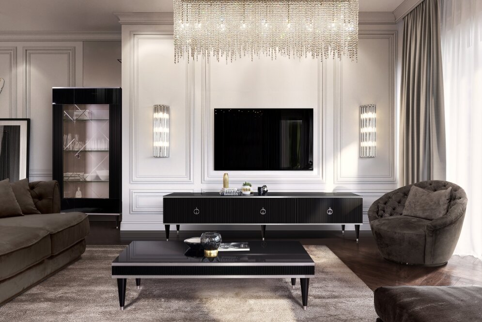 Тумба для телеаппаратуры 3 ящика 3D РМТ-4(s)[10] Rimini Solo 