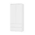 Шкаф 2-х створчатый Симпл, Белый 