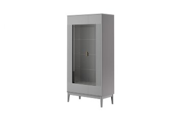 Шкаф-витрина двудверный Фарго, Антрацит