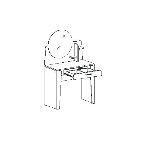 Надстройка для туалетного стола Мальта, Винтерберг 