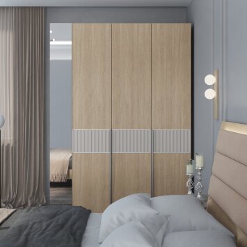 Шкаф трехдверный без зеркала Беатрис