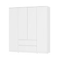Шкаф 4-х створчатый Симпл, Белый  