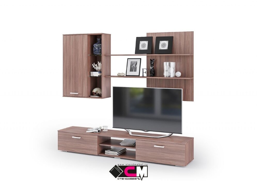 Гостиная Ингрид, Ясень шимо темный​​​​​​​ 