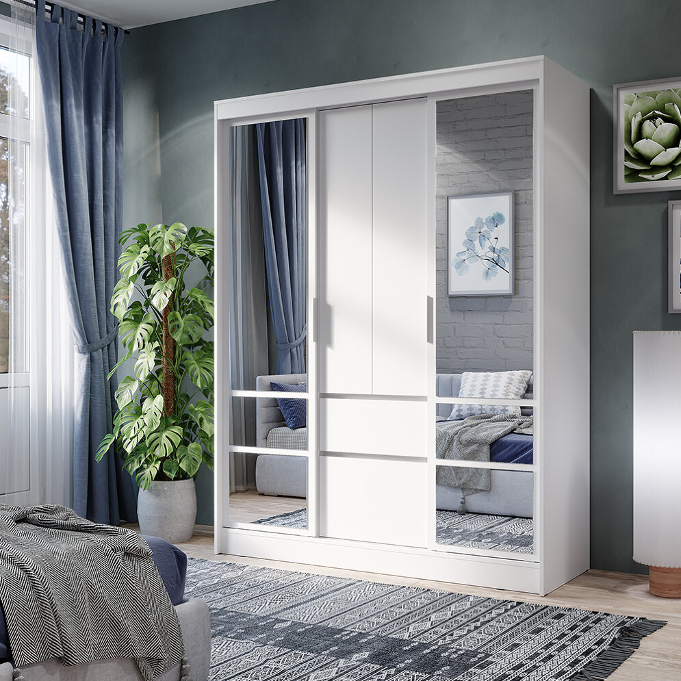 Шкаф-купе Симпл, Белый 