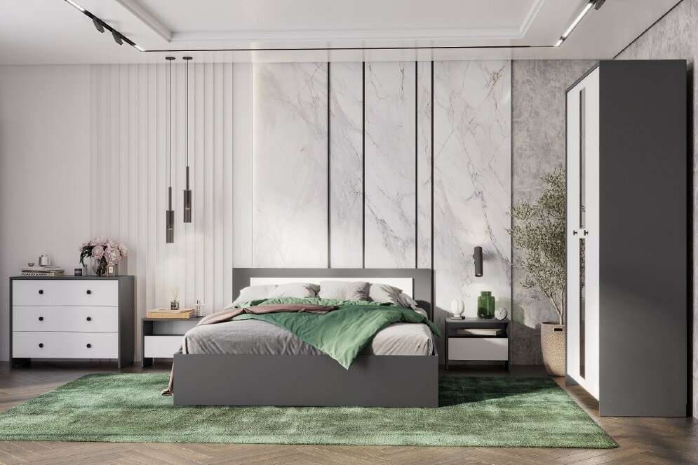 Комод Дольче, Графит 