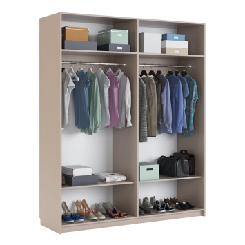 Шкаф четырехдверный без зеркала Беатрис