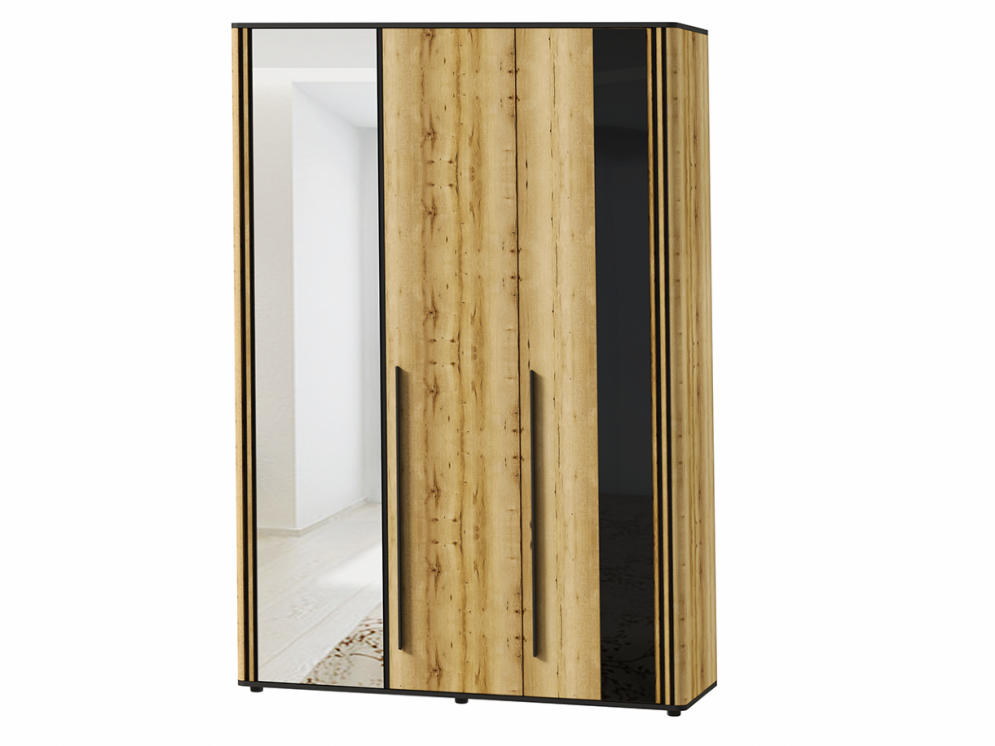 Шкаф 3-х створчатый с зеркалом Аэлита 