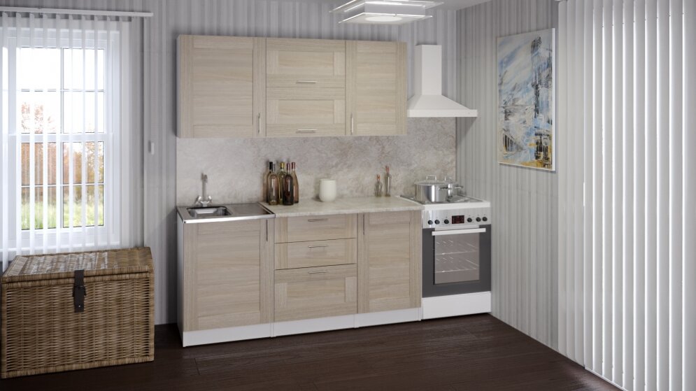 Кухонный гарнитур Лира экстра, 170 см 