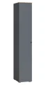 Шкаф-пенал Остин 13.225 серый графит 