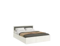 Кровать 0,9 Фиеста New, Дуб крафт белый / Графит 