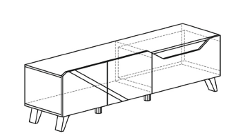 Тумба ТВ 81 (серия 2)