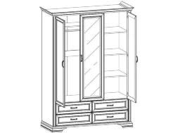 Шкаф 3D4S Z MONAKO