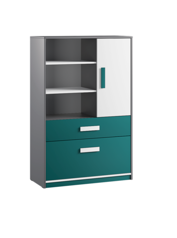 Шкаф книжный Кэнди, океан 