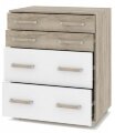 Комод Виора, Серый дуб/Белый 