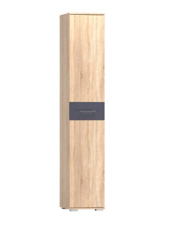 Пенал Бьянка, Сонома/Графит 