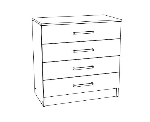  Комод 800 Фиеста 