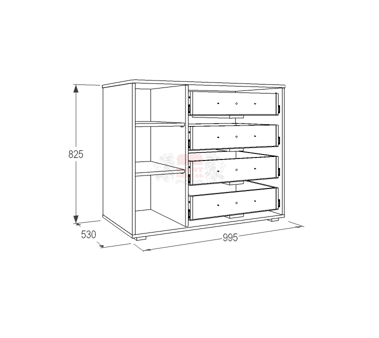 Комод Омега - 16 