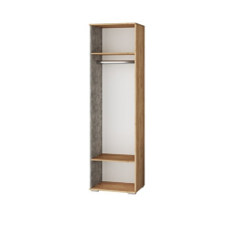 Шкаф Оскар-18, Дуб крафт золотой/Ателье светлое