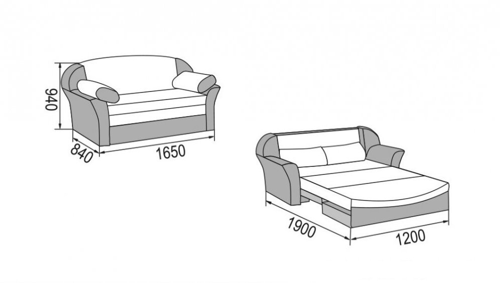 Диван-кровать Рик-1200 