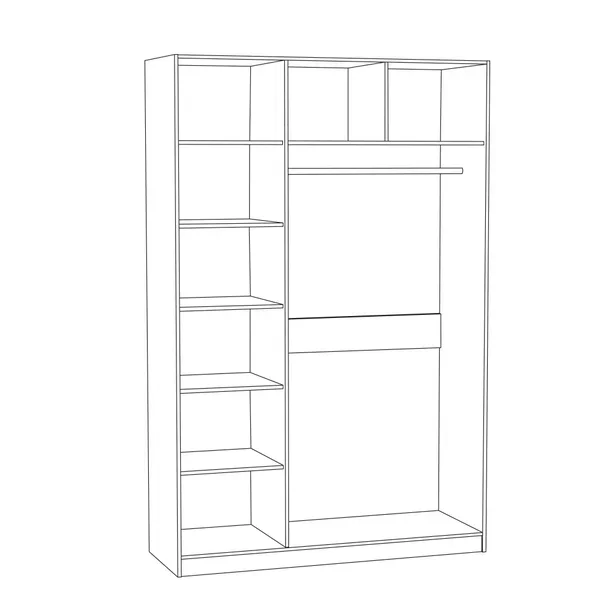 Шкаф  комбинированный Ливерпуль 08.45 