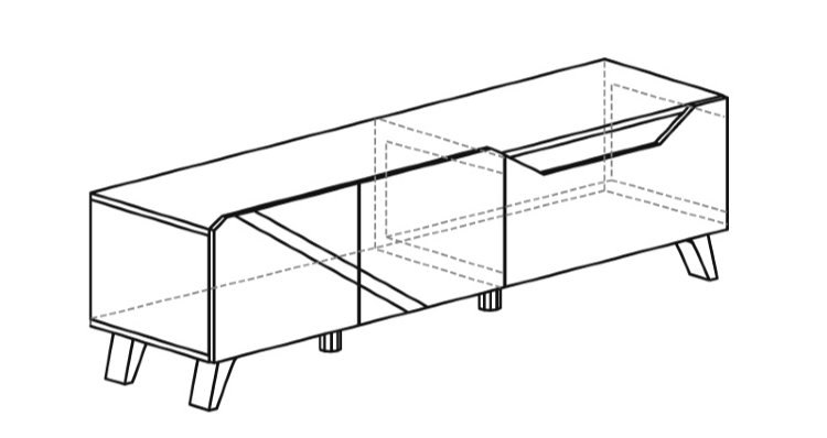 Тумба ТВ 82 (серия 2) 