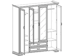 Шкаф 4D2S Z MONAKO